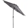 Compra PARASOL ALUMINIO INCLINABLE ANTRACITA 3 M TUBO 48 MM CON MANIVELA IMPORT 165527A al mejor precio