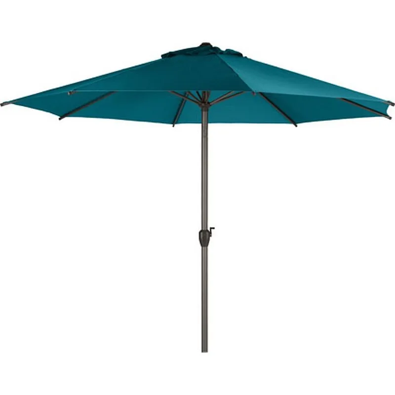 Compra PARASOL ALUMINIO INCLINABLE AZUL VERDOSO 3 M TUBO 48 MM CON MANIVELA IMPORT 165527G al mejor precio