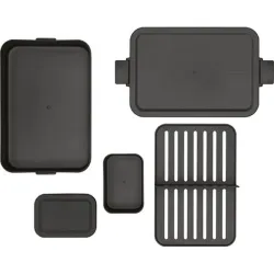 Compra CONTENEDOR DE ALIMENTOS GRANDE CON DIVISIONES GRIS OSCURO BRABANTIA 203480 al mejor precio