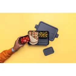 Compra CONTENEDOR DE ALIMENTOS GRANDE CON DIVISIONES GRIS OSCURO BRABANTIA 203480 al mejor precio