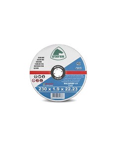 Compra Disco corte standard inox plano diámetro 230 x 1,9 x 22 mm STAYER 50. 345/8110.3 al mejor precio