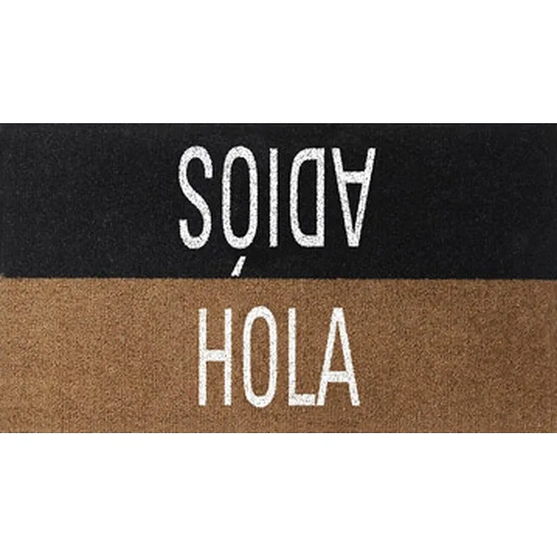 Compra FELPUDO COCO ESTAMPADO 70 X 40 CM HOLA/ADIOS PLAY 998110 HOLA al mejor precio