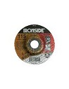 Compra Disco desbaste acero/inox diámetro 125 x 6 x 22 mm IRONSIDE 241125 al mejor precio