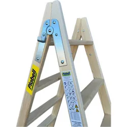 Compra ESCALERA MADERA TIJERA 4+4 PELDAÑOS PLABELL BLD04 al mejor precio