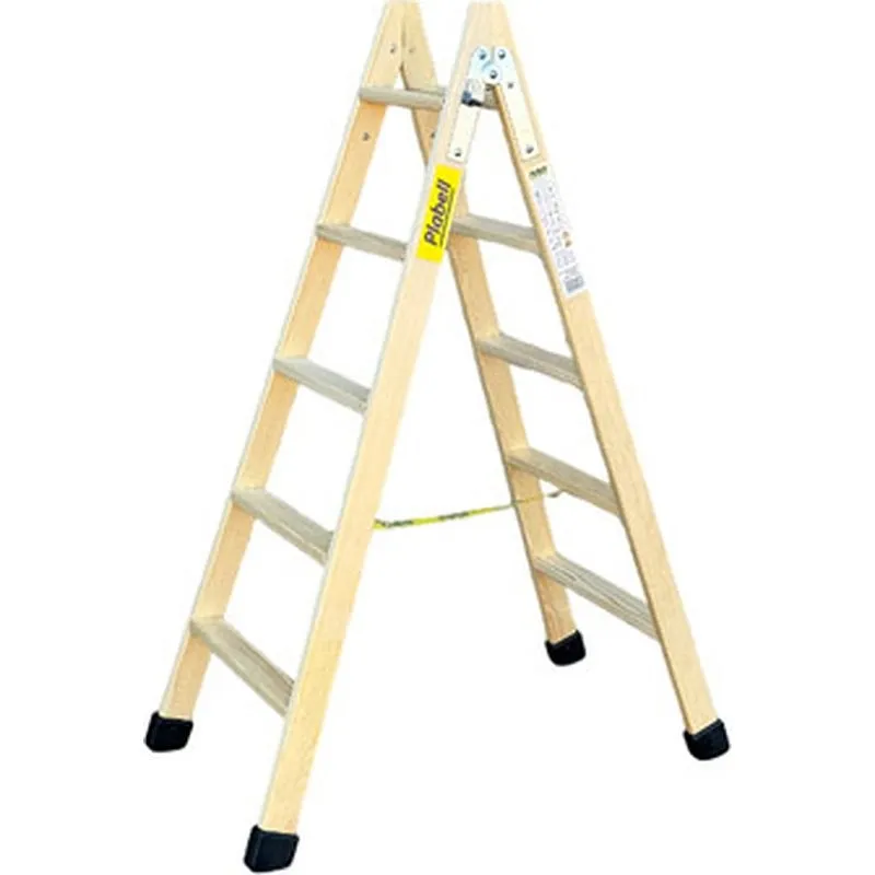 Compra ESCALERA MADERA TIJERA 5+5 PELDAÑOS PLABELL BLD05 al mejor precio