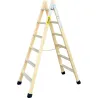 Compra ESCALERA MADERA TIJERA 6+6 PELDAÑOS PLABELL BLD06 al mejor precio