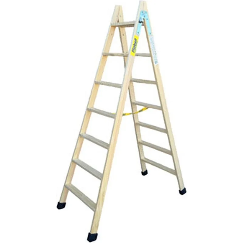 Compra ESCALERA MADERA TIJERA 7+7 PELDAÑOS PLABELL BLD07 al mejor precio