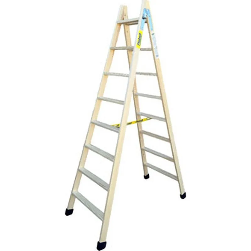 Compra ESCALERA MADERA TIJERA 8+8 PELDAÑOS PLABELL BLD08 al mejor precio