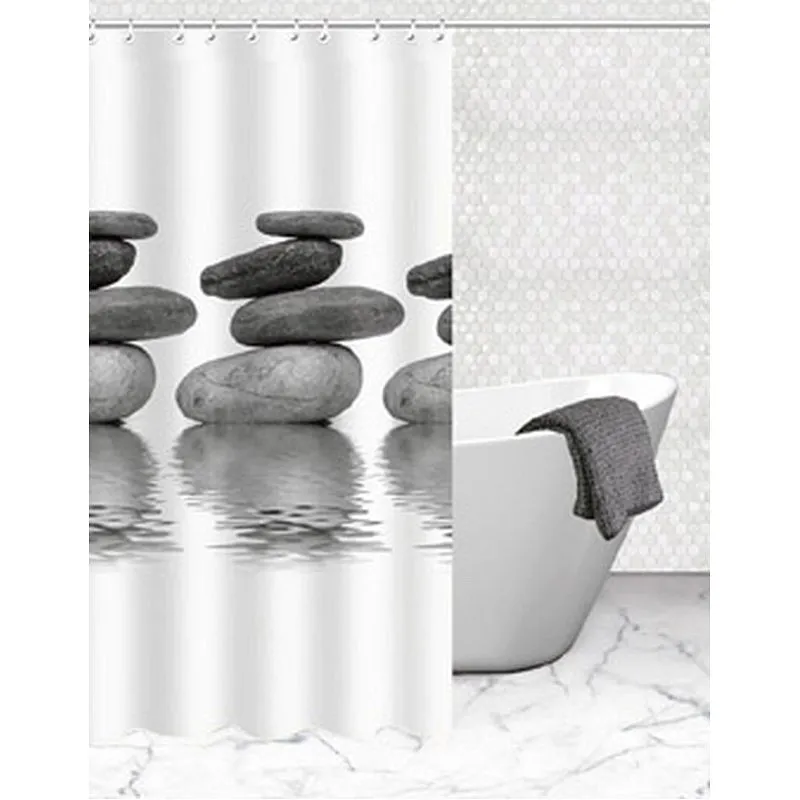 Compra CORTINA BAÑO POLIESTER ALMA 200 X 180 CM EPID 552361200180 al mejor precio