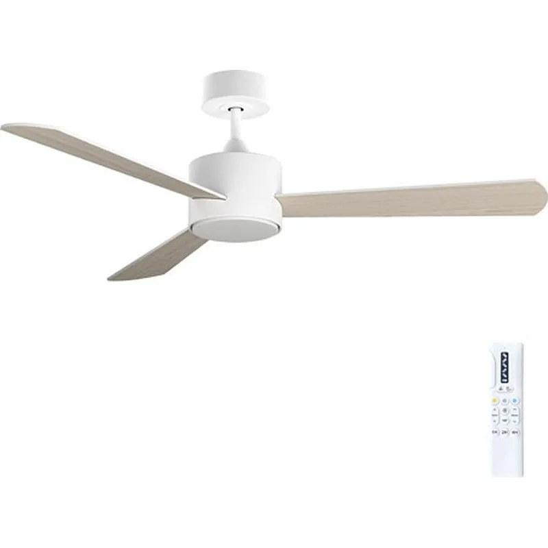 VENTILADOR DE TECHO ESPE BLANCO/MADERA diametro122CM 30W NON ESPEBLMD21FSC