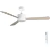 VENTILADOR DE TECHO ESPE BLANCO/MADERA diametro122CM 30W NON ESPEBLMD21FSC