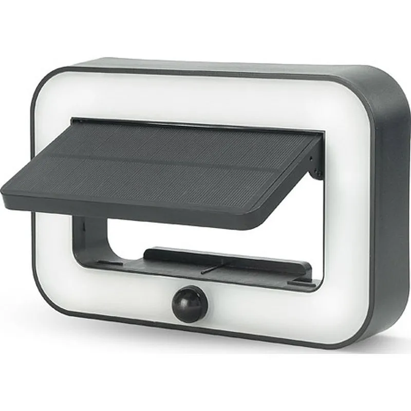 Compra APLIQUE LED SOLAR NARIGA 500 LUMENES IP54 4000K 100º BATERIA REEMP. 25M2 3 MODOS DE USO GARZA 401496C al mejor precio