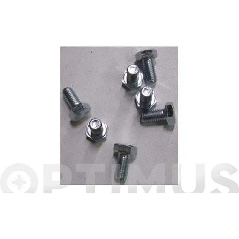 Compra TORNILLO ESTANTERIA CON TUERCA + 2 ARANDELAS 8 X 16 CINCADO 200UDS HISPANOX 45166 al mejor precio