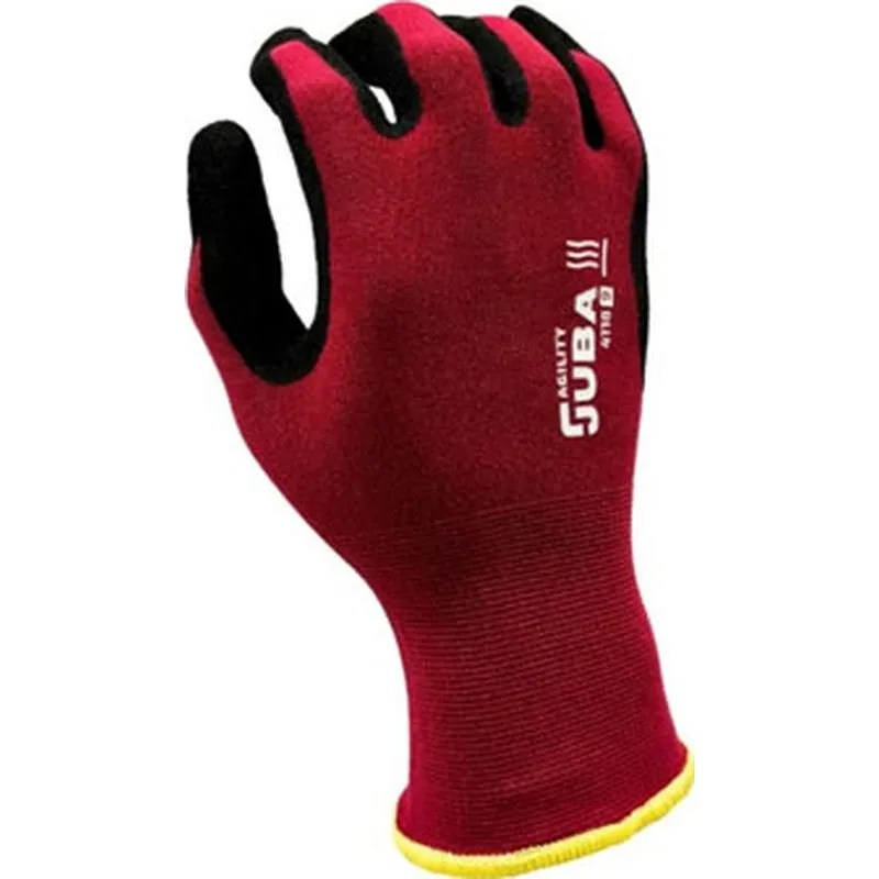 Compra GUANTE NILON / ELASTANO RECUBIERTO NITRILO ARENOSO AGILITY RIOJA TALLA 9 JUBA H4118/9 al mejor precio