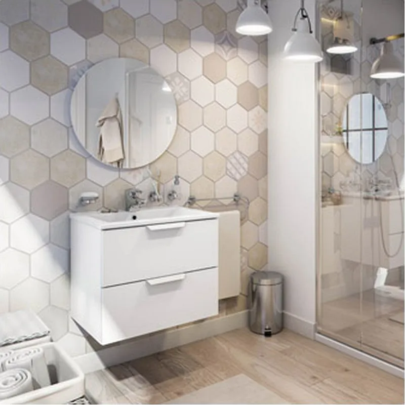 Compra MUEBLE LAVABO 60 CM SIN ESPEJO 2 CAJONES SUSPENDIDO ARKITMOBEL 305036B al mejor precio