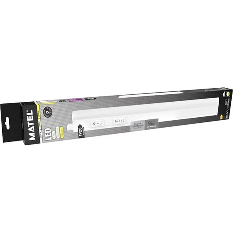 Compra LUMINARIA LED T5 CON INTERRUPTOR 117,3CM 14W 1680LM CCT IP20 MATEL 26072 al mejor precio