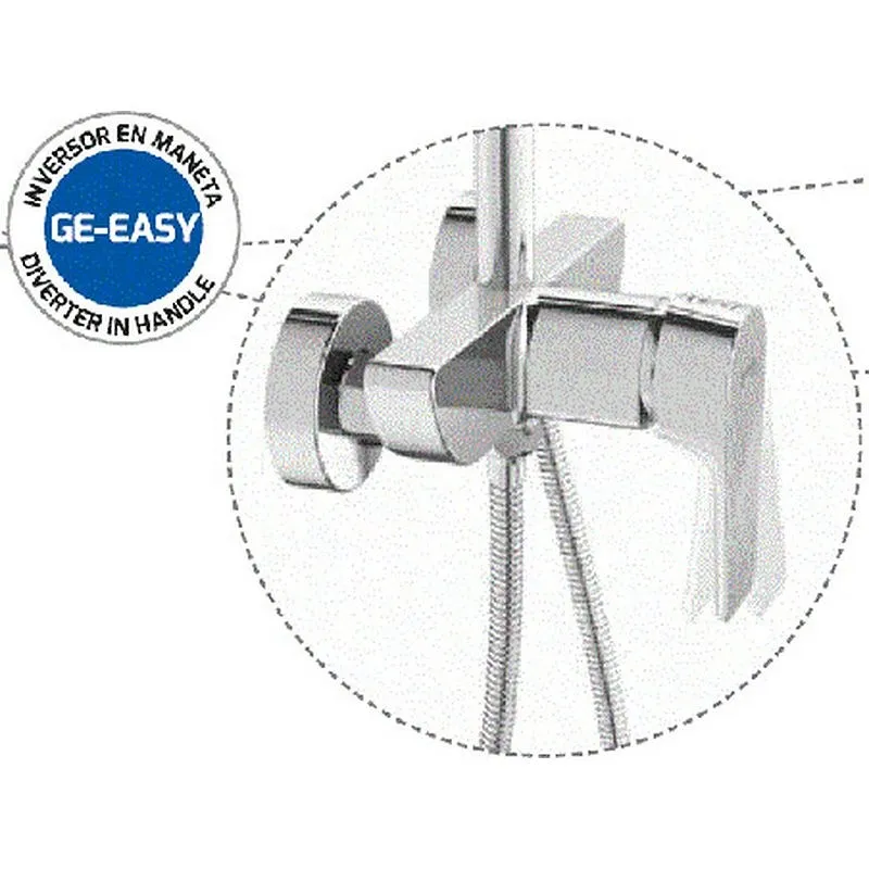 Compra COLUMNA MONOMANDO EXTENSIBLE CROMADO MOD. KORAL GENEBRE CM64110 32 al mejor precio