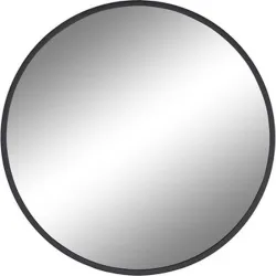 ESPEJO REDONDO METAL NEGRO...