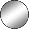 Compra ESPEJO REDONDO METAL NEGRO 60X2X60CM ITEM ES-204889 al mejor precio