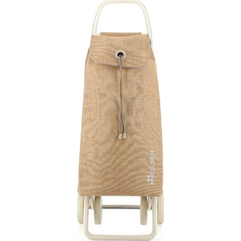 Compra CARRO COMPRA 4 RUEDAS I-MAX YUTE 4 BLANCO NATURAL ROLSER IMX538 al mejor precio