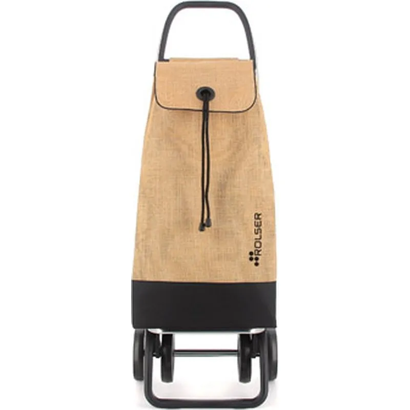 Compra CARRO COMPRA 4 RUEDAS I-MAX YUTE BI 4 NATURAL/NEGRO ROLSER IMX546 al mejor precio