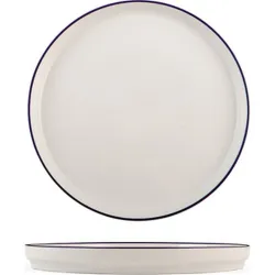 Compra VAJILLA 12PZ PORCELANA ESSENCE BLANCA VIVO NEGRO NON 9786200 al mejor precio