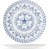 Compra PLATO MELAMINA AZULEJO BLANCO-AZUL diametro 28CM LLANO NON 9247601 al mejor precio