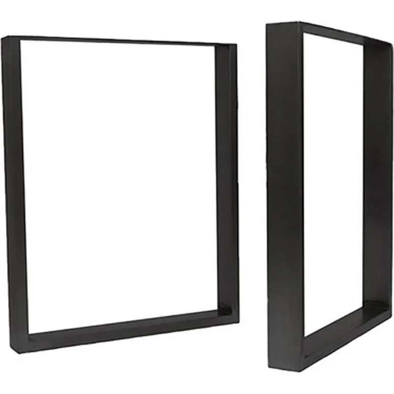 Compra PATA DE MESA CUADRADA 710X780MM (2 UNIDADES) NEGRA MATE MONLLOR A-245 al mejor precio