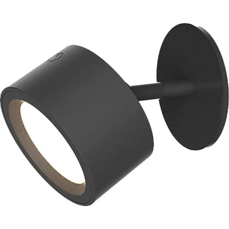 Compra LAMPARA PARED INTERIOR REDONDA INALAMBRICO NEGRA ROLL 8 300LM 3000K IP20 NEWGARDEN LUMROL080NXWLNW al mejor precio