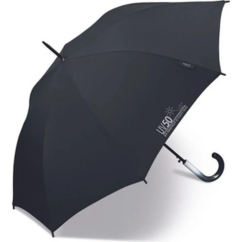 Compra PARAGUAS LARGO (PROTECTOR SOLAR)UV NEGRO 61/8 - diametro 102CM CUATRO GOTAS 45101 al mejor precio