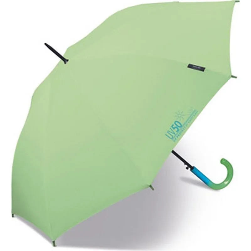 Compra PARAGUAS LARGO (PROTECTOR SOLAR)UV KIWI 61/8 - diametro 102CM CUATRO GOTAS 45103 al mejor precio