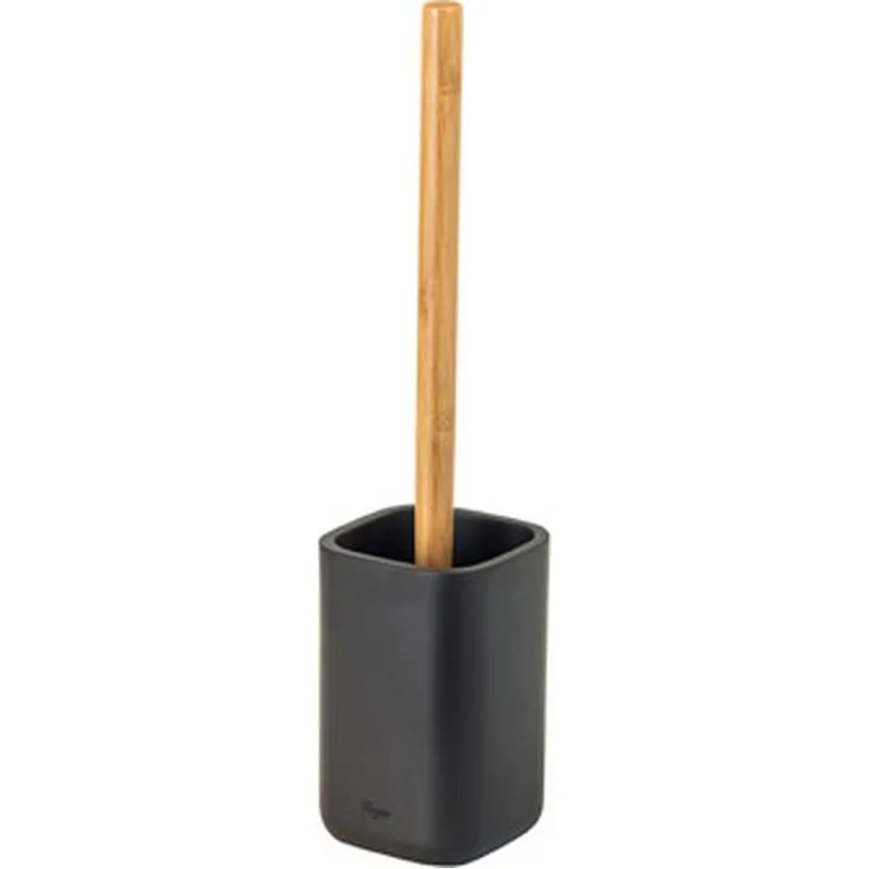 Compra ESCOBILLERO WC ZENSE BAMBU NEGRO VIGAR 11775 al mejor precio