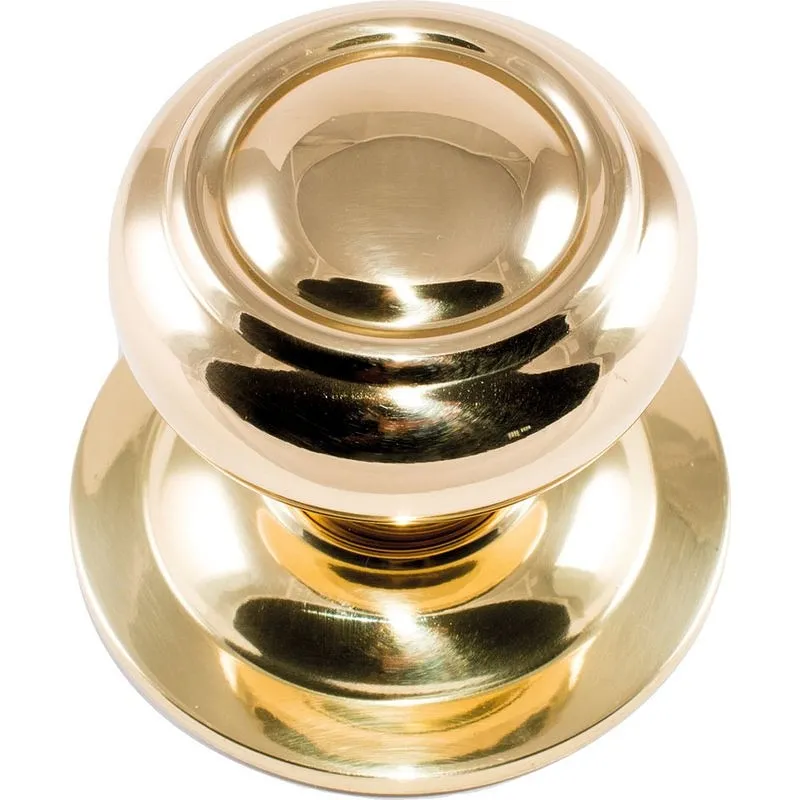 Compra POMO PUERTA FIJO 70MM ARO LATON PULIDO MICEL 10008 al mejor precio