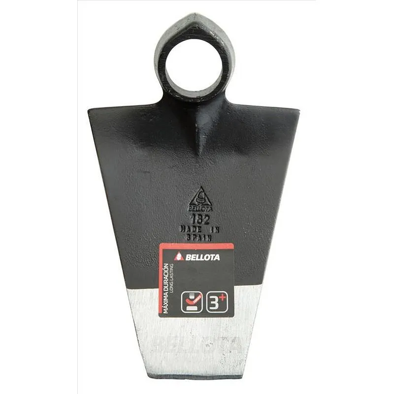 Compra AZADA ANTIGIRO LIMPIEZA VIÑAS Y SURCOS 150 X 50 MM. 400GR. SIN MANGO BELLOTA HOE182P al mejor precio