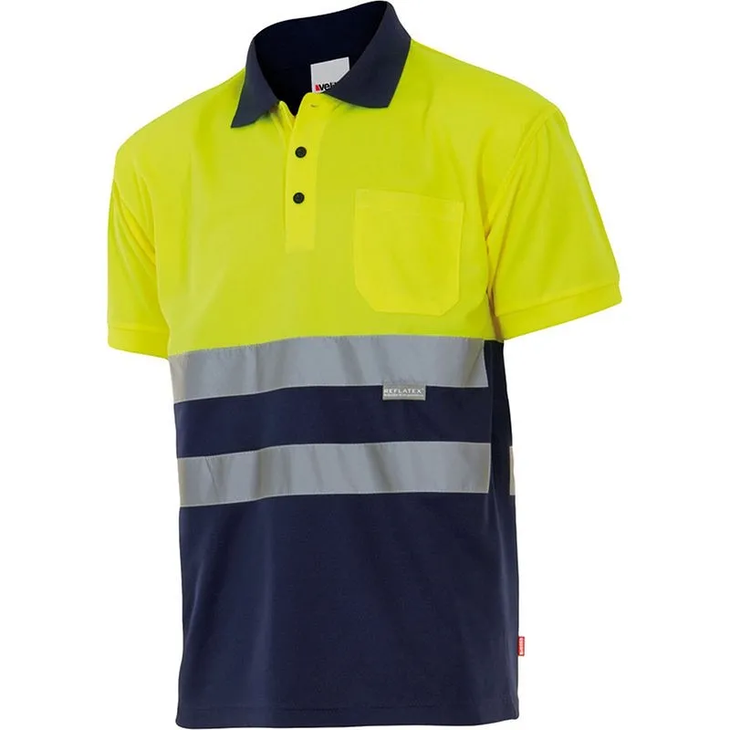 Compra POLO ALTA VISIBILIDAD MARINO / AMARILLO FLUOR TALLA 4XL VELILLA 173_01/20_4XL al mejor precio