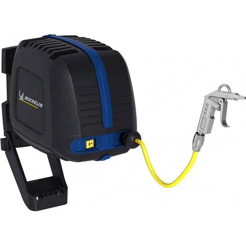 Compra COMPRESOR MURAL CON ENROLLADOR DE MANGUERA "MBL GO" 1,5 HP 8 BAR, CON 10 M DE MANGUERA MICHELIN 1129740355 al mejor precio