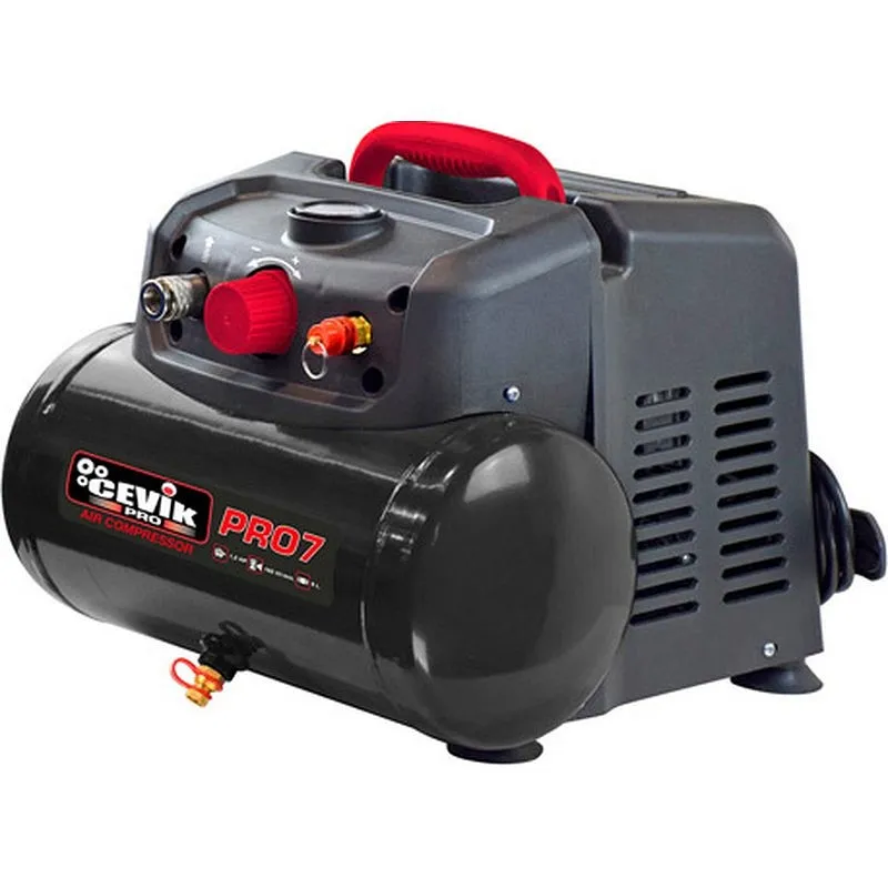 Compra COMPRESOR MONOBLOK 6 LT 1,5HP SIN ACEITE CA-PRO7N al mejor precio