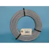 Compra CABLE ACERO GALVANIZADO RECUBIERTO DE PVC ROLLO 100 M diametro4 X 6 (6 X 7) +1 ALMA METAL CURSOL 16029008 al mejor precio