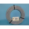Compra CABLE ACERO GALVANIZADO RECUBIERTO DE PVC ROLLO 100 M diametro3 X 5 (6 X 7) +1 ALMA METAL CURSOL 16028008 al mejor precio