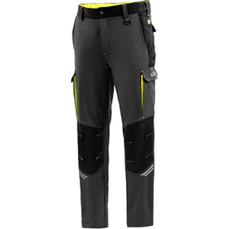 Compra PANTALON TECNICO 240 GR GRIS / AMARILLO FLUOR TALLA L SPARCO 02417GSGFL al mejor precio