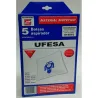 Compra BOLSA ASPIRADOR SINT. UFESA/ORBEGOZO 915510 THOGAR 5 PZ RF TECNHOGAR 915510 al mejor precio