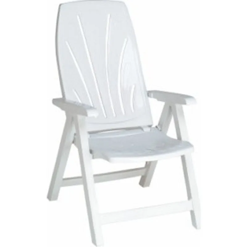 SILLON POSICIONES RESINA BLANCO GARDEN LIFE 8092 BLANCO