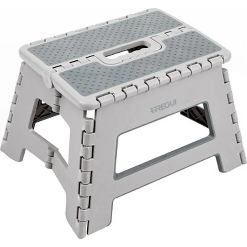 Compra TABURETE PLEGABLE GRIS 29X22X22CM ARREGUI TB-022-BGG al mejor precio
