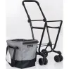 CARRO COMPRA 4 RUEDAS GIR. EASY GO NEGRO/GRIS PLAY MARKET 24966 285