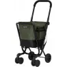 CARRO COMPRA 4 RUEDAS GIR. EASY GO NEGRO/VERDE OLIVA PLAY MARKET 24966 742