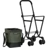 CARRO COMPRA 4 RUEDAS GIR. EASY GO NEGRO/VERDE OLIVA PLAY MARKET 24966 742