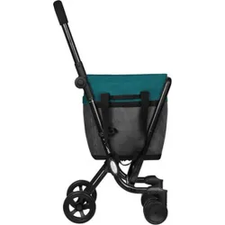 CARRO COMPRA 4 RUEDAS GIR. EASY GO NEGRO/ZAFIRO PLAY MARKET 24966 784