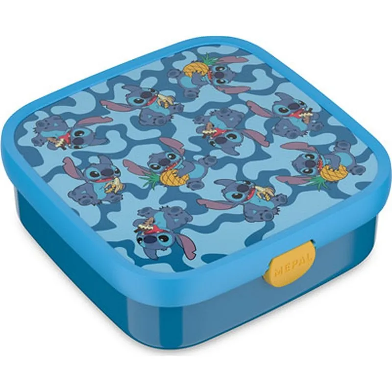 Compra CONTENEDOR LUNCH BOX BENTO CAMPUS GRANDE STITCH MEPAL 107435065403 al mejor precio