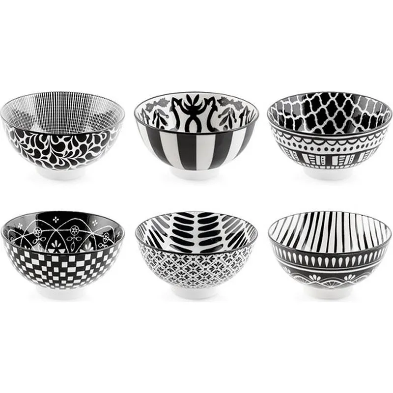 Compra BOL PORCELANA MIRAGE BLANCO-NEGRO diametro 12,5CM NON 9755012 al mejor precio