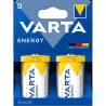 Compra PILA ALCALINA ENERGY LR20D 2 UNIDADES VARTA 04120229422 al mejor precio